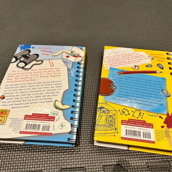 (2/$30) Katie Davies The Great Rabbit Rescue & Hamster Massacre Books - Picture 2 of 3